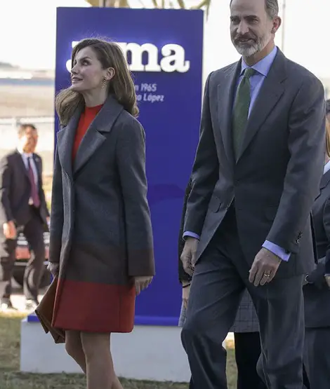 Queen Letizia brought Colour coordinated Look book for Joma Sport visit