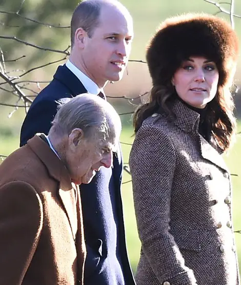 Duchess of Cambridge attended first church service of the year at Sandringham