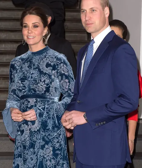 The Velvet Duchess – Kate in Erdem Velvet dress for glittering reception in Sweden