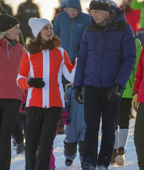 Duke and Duchess of Cambridge had an adventures day in Norway