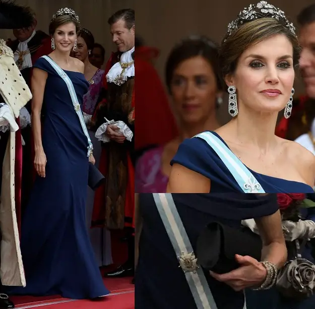 Queen Letizia debuted one of her iconic look during the UK tour
