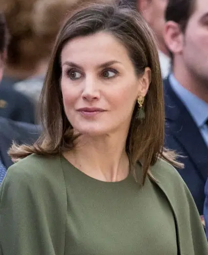 Queen Letizia wore Citrine and Peridot Earrings