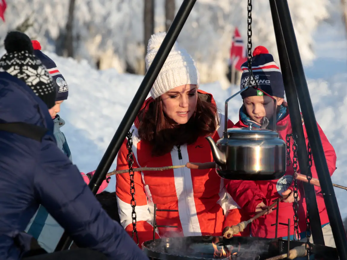 The Duke and Duchess of Cambridge had an adventures day in Norway