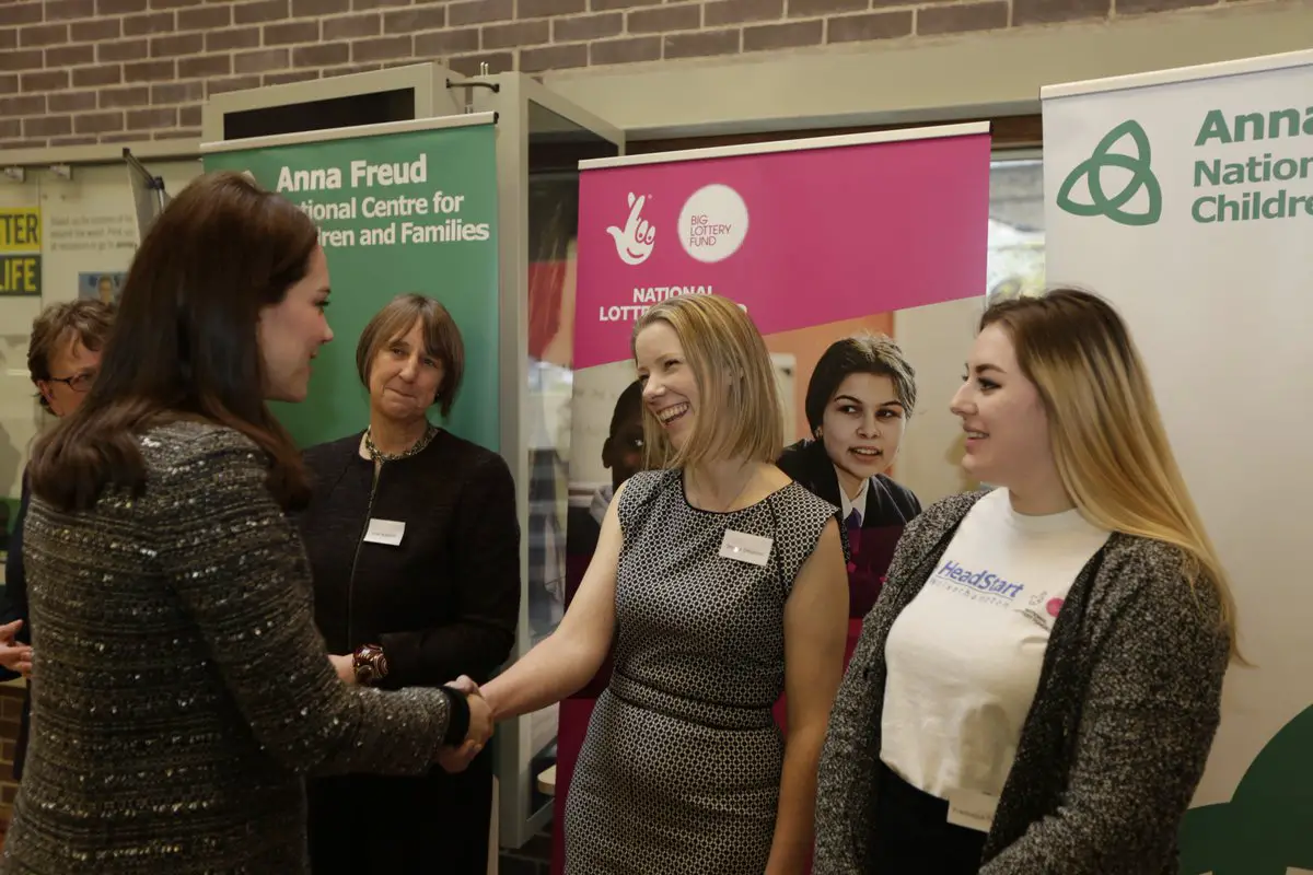 The Duchess of Cambridge made a surprise visit to Anna Freud Mental Health Conference