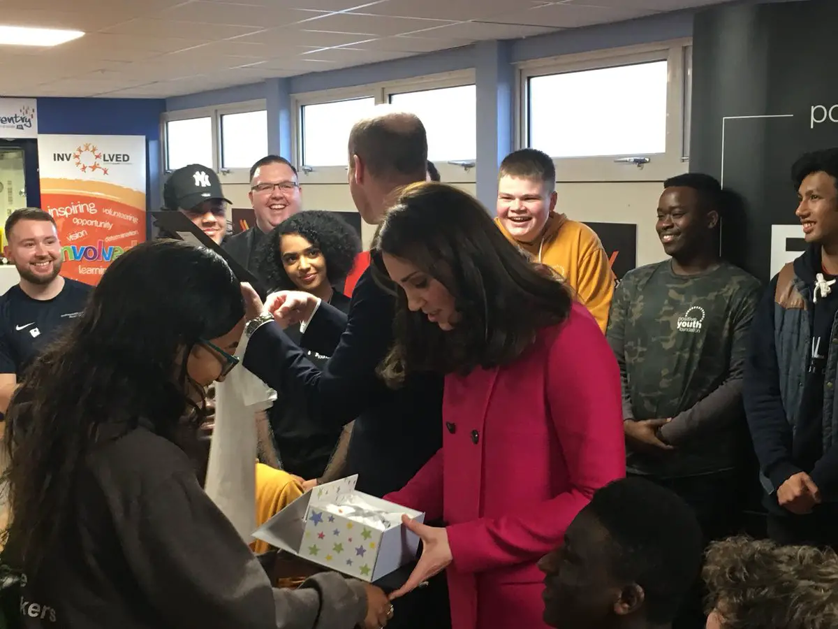 The Duchess of Cambridge joined in the mental health discussion in Coventry