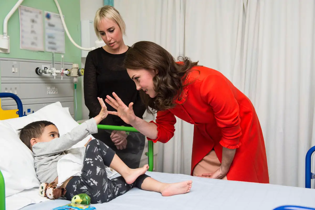 The Duchess of Cambridge, Catherine, visited Great Ormond Street Hospital and opened the new Mittal Children’s Medical Centre