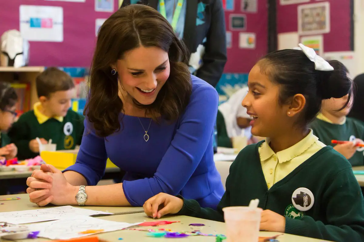 The Duchessof Cambridge launched the Mentally Healthy School
