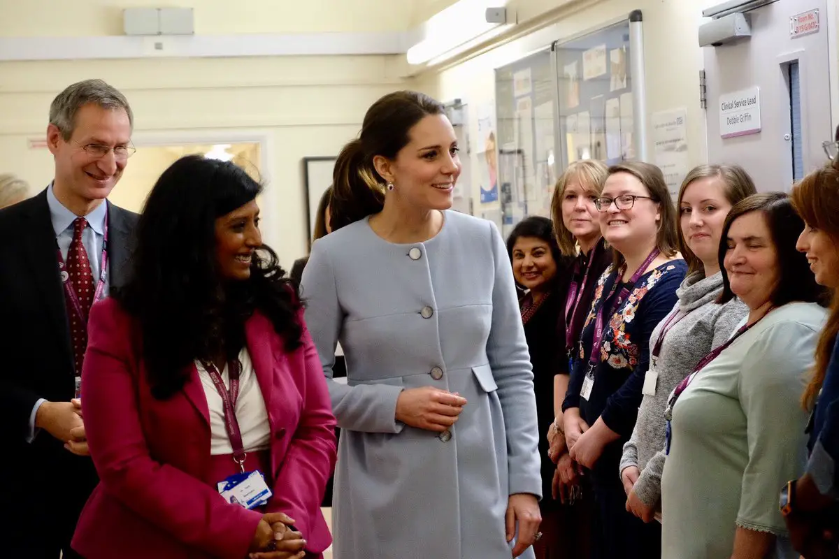 The Duchess of Cambridge visited Bethlem Royal Hospital to visit the Mother and Baby Unit
