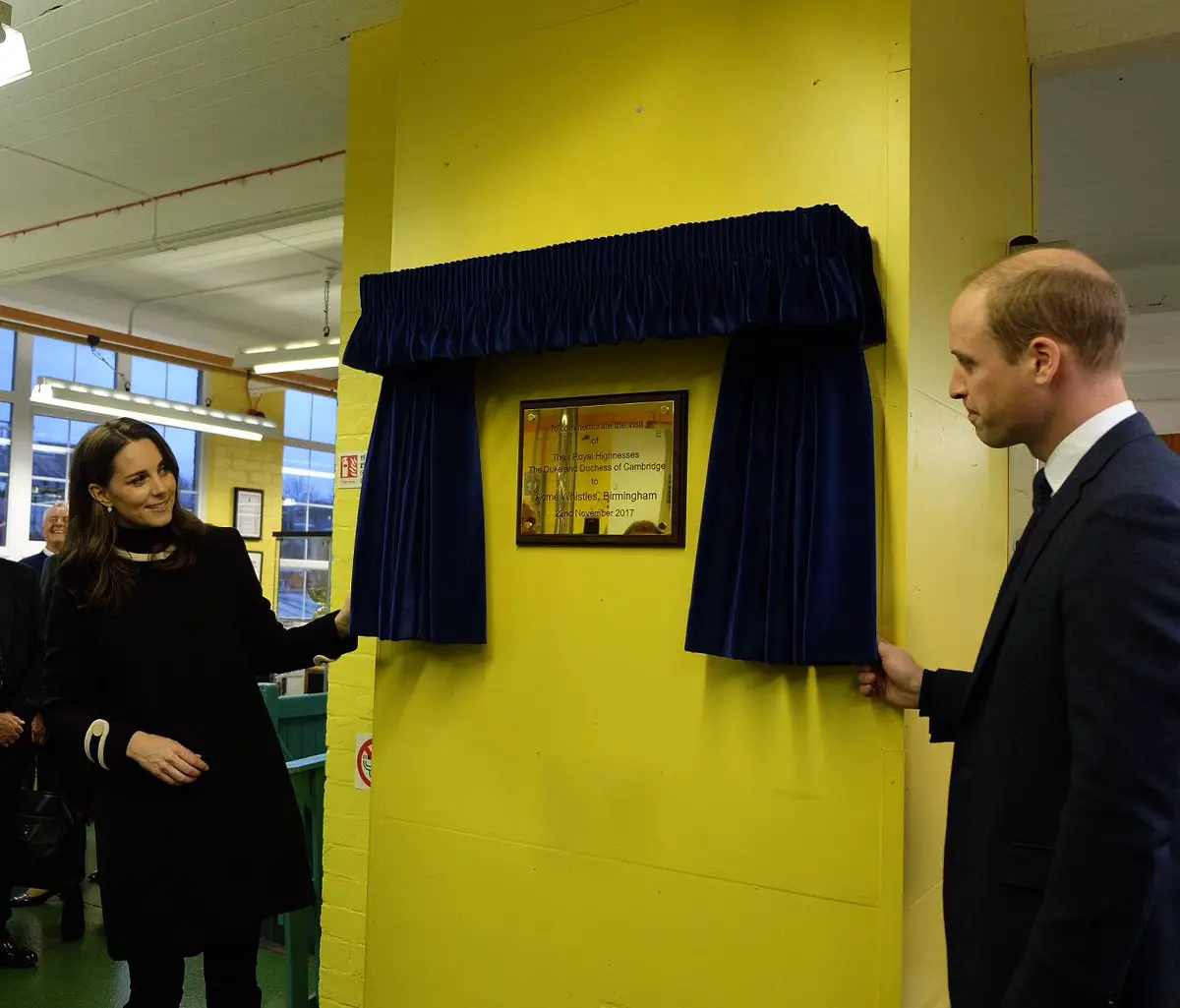 he Duke and Duchess visited Acme Whistles during Birmingham Visit