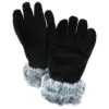 John Lewis Suede FauxFur Thermal Gloves