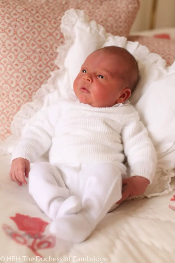 The second picture released by the Duke and Duchess is of their younger son Prince Louis.