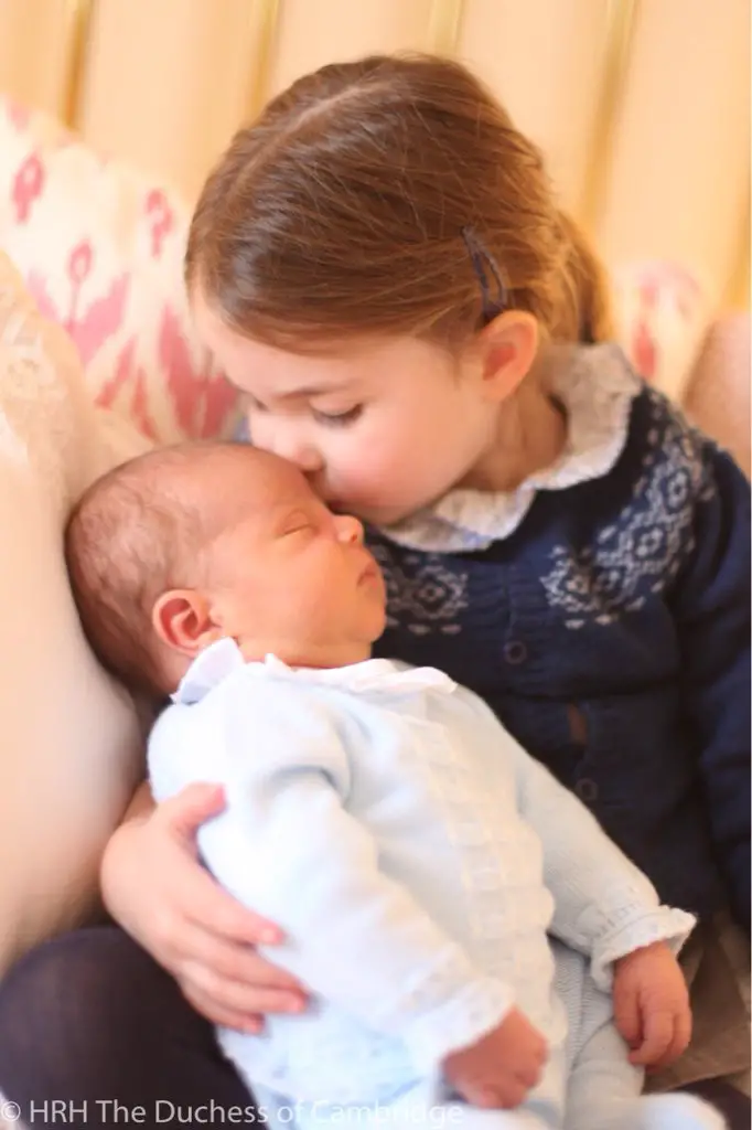 Pricess Charlotte and Prince Louis of Cambridge