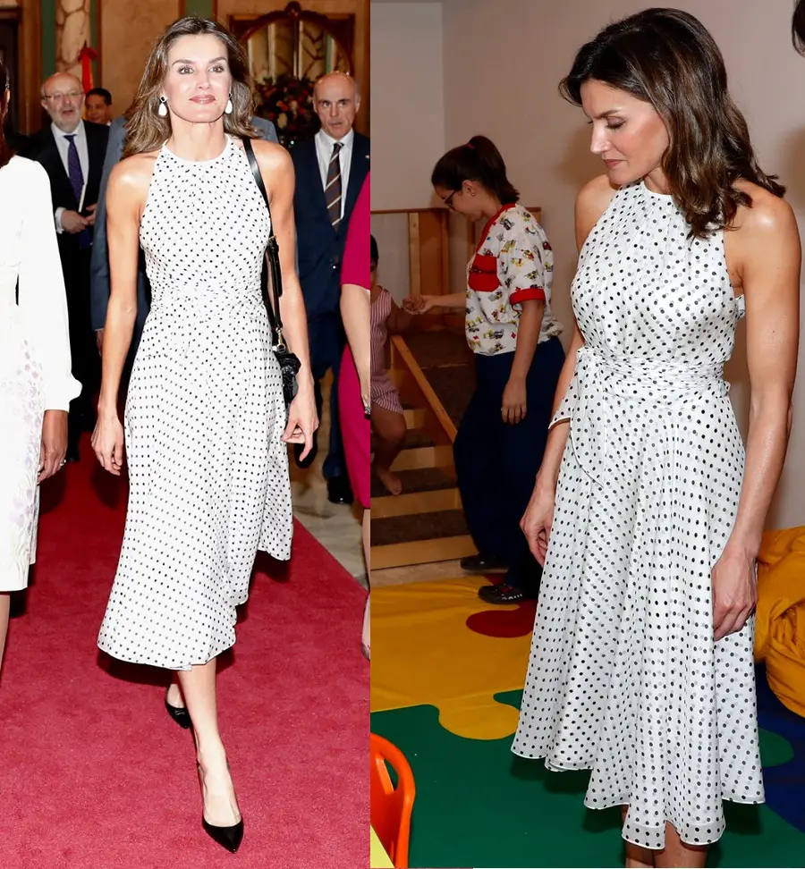 Queen Letizia brought her stunning fashion sense back and shows the fashion world why she is a Queen of it too.