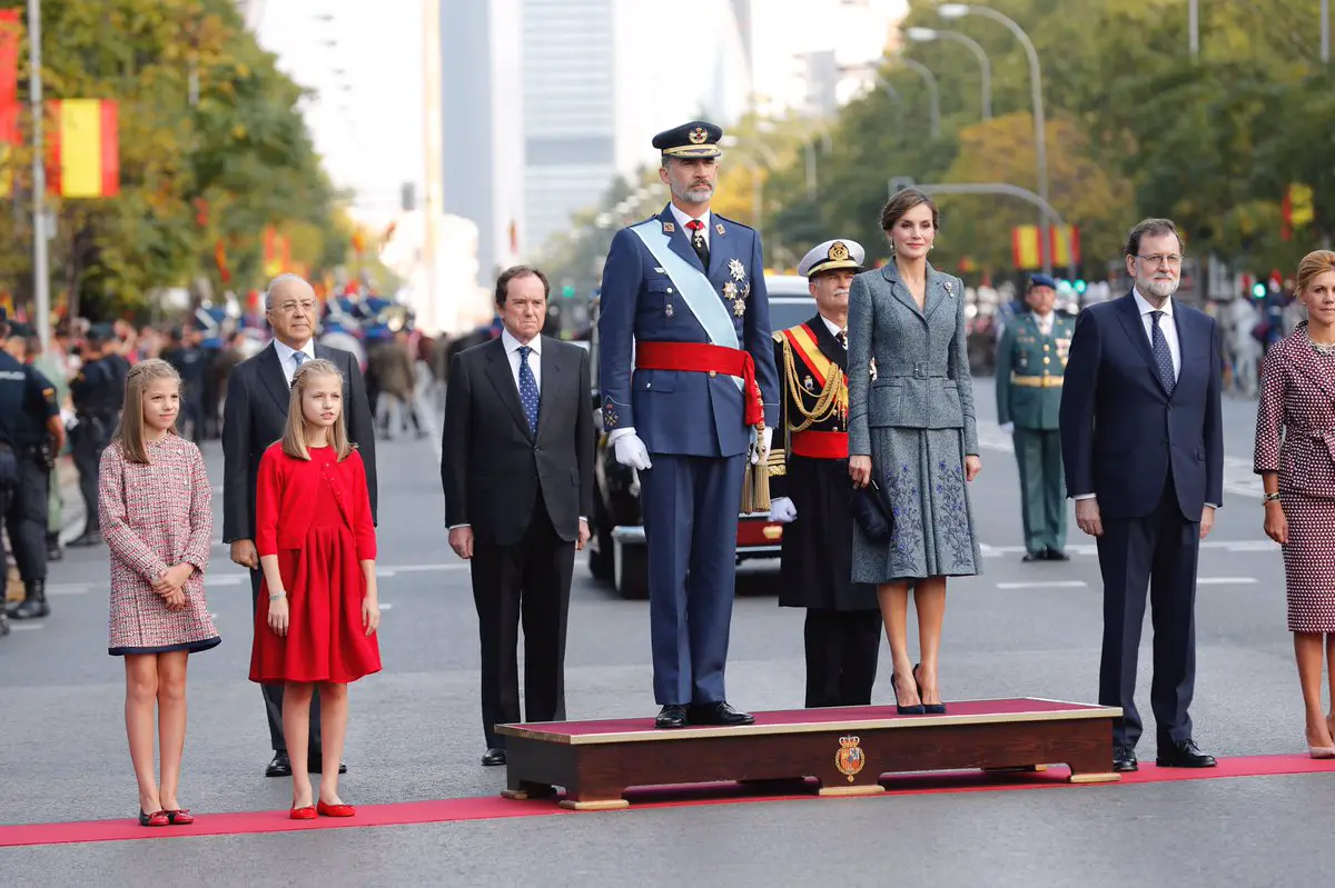 Spanish Royal Family attended the National Day Celebrations