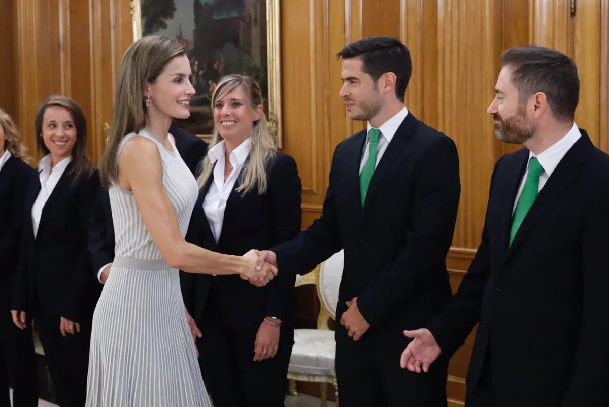 Queen Letizia is back to royal duties with summer glow