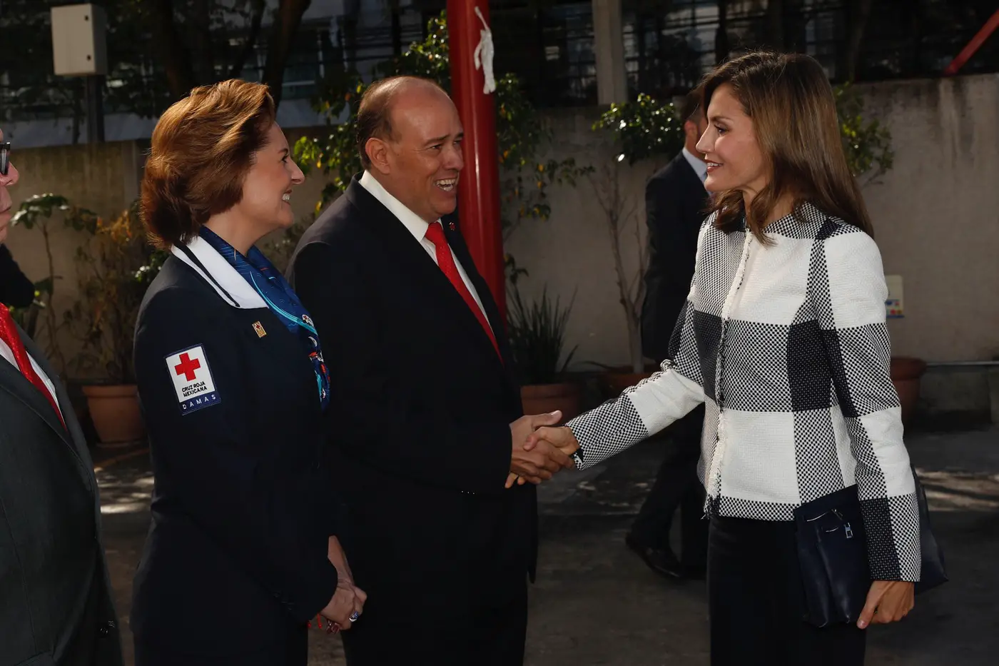 Queen Letizia in Mexico City for Red Cross Meeting