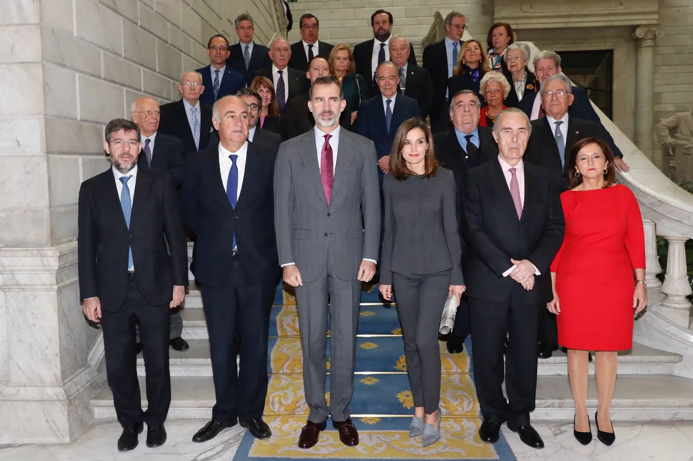 Queen Letizia’s sophisticated look for National Library of Spain Board Meeting
