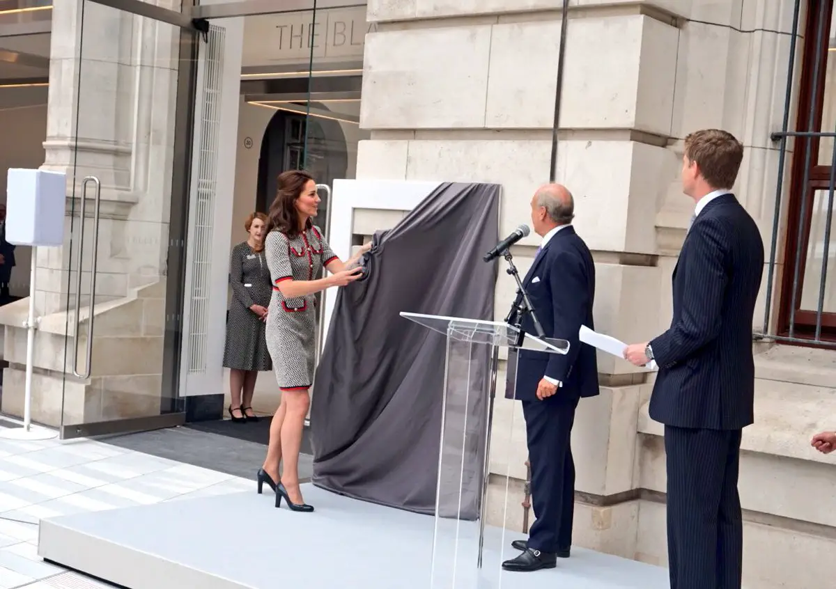The Duchess of Cambridge debuts Gucci for V&A Gallery inauguration