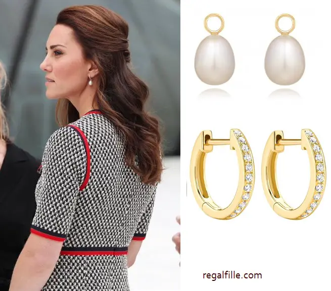 The Duchess of Cambridge's Annoushka Gold Baroque Pearls | RegalFille