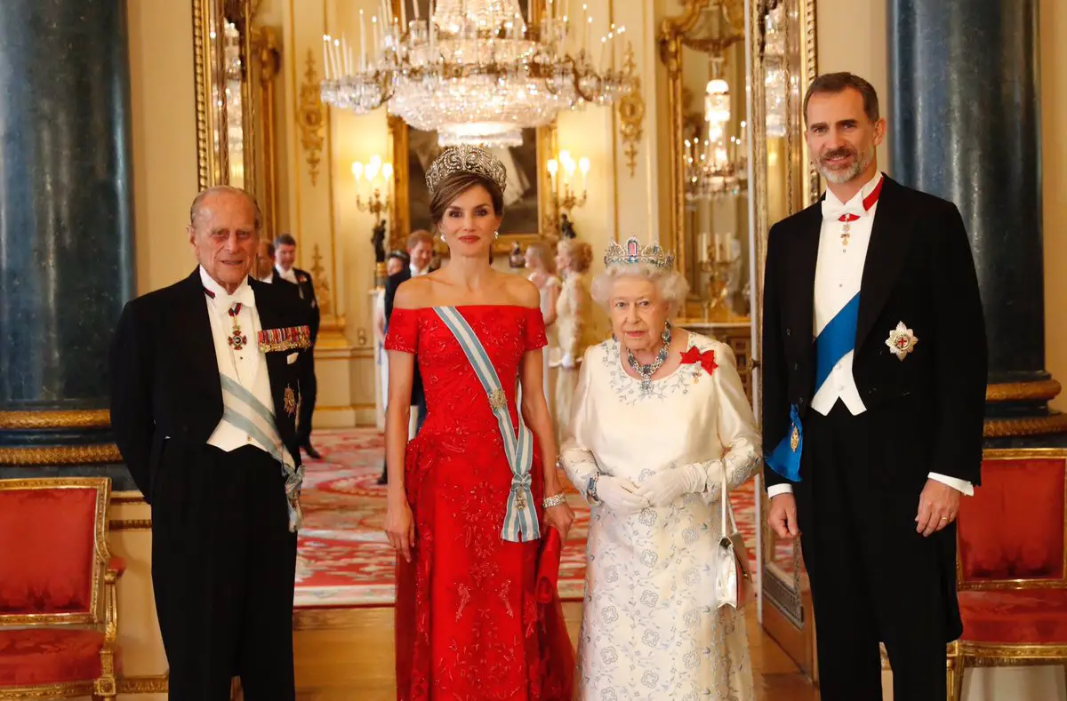 During the 2017 state visit, Queen Elizabeth appointed King Felipe of Spain a Supernumerary Knight of the noblest Order of the Garter, the highest distinction granted by the British monarchy