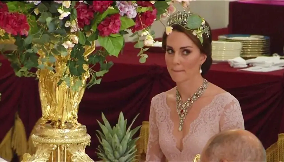 THe Duchess of Cambridge dazzled in Royal Jewels at State Banquet