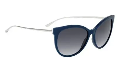 Queen Letizia wore Hugo Boss 0892 Blue Cateye Sunglasses