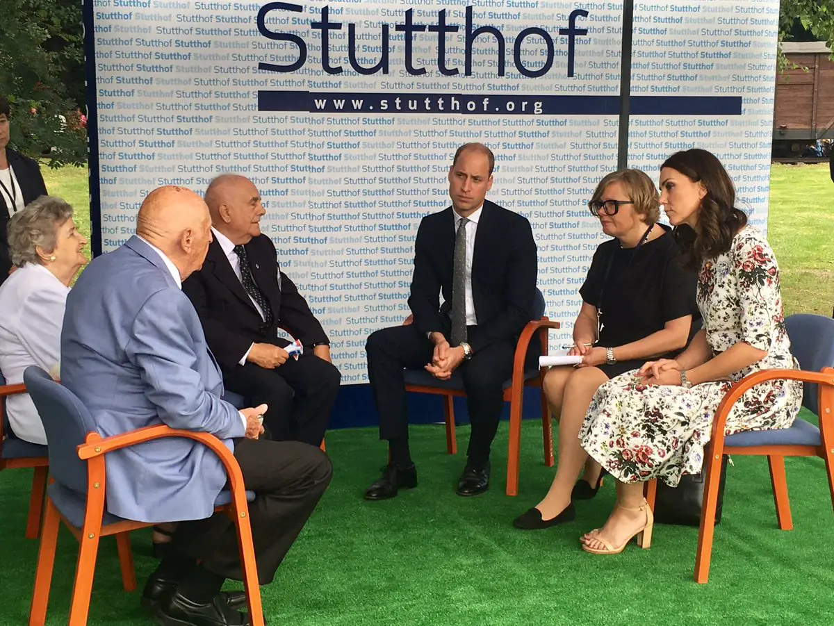 Duke and Duchess started Day 2 in Poland with a moving visit to Stutthof