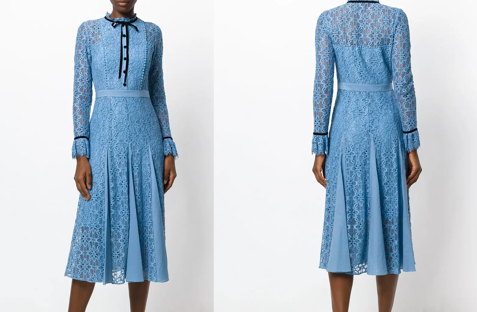 Duchess of Cambridge wore Temperley London’s ‘Eclipse’ Lace Dress on World Mental Health Day in 208