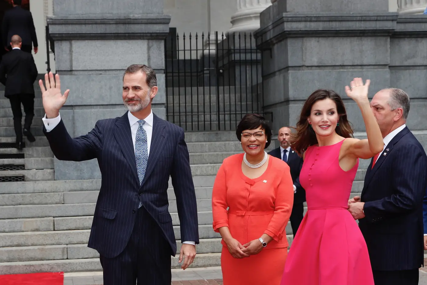 State Visit US Day 1- King Felipe and Queen Letizia got City Keys