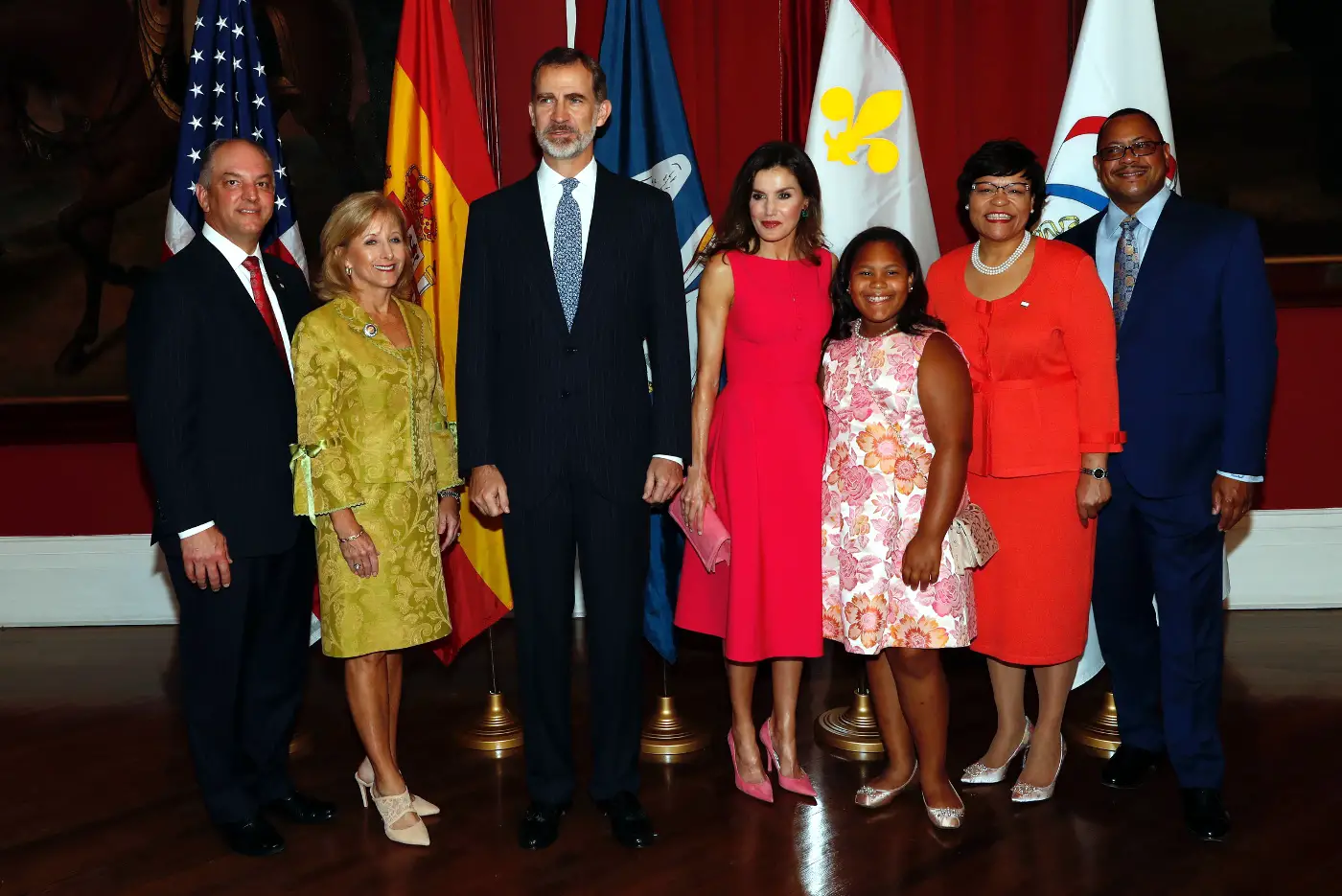 State Visit US- King Felipe and Queen Letizia got city keys in New Orleans