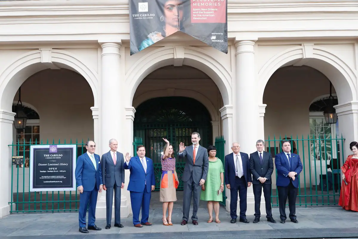 Queen Letizia in familiar look for Recovered Memories Exhibition