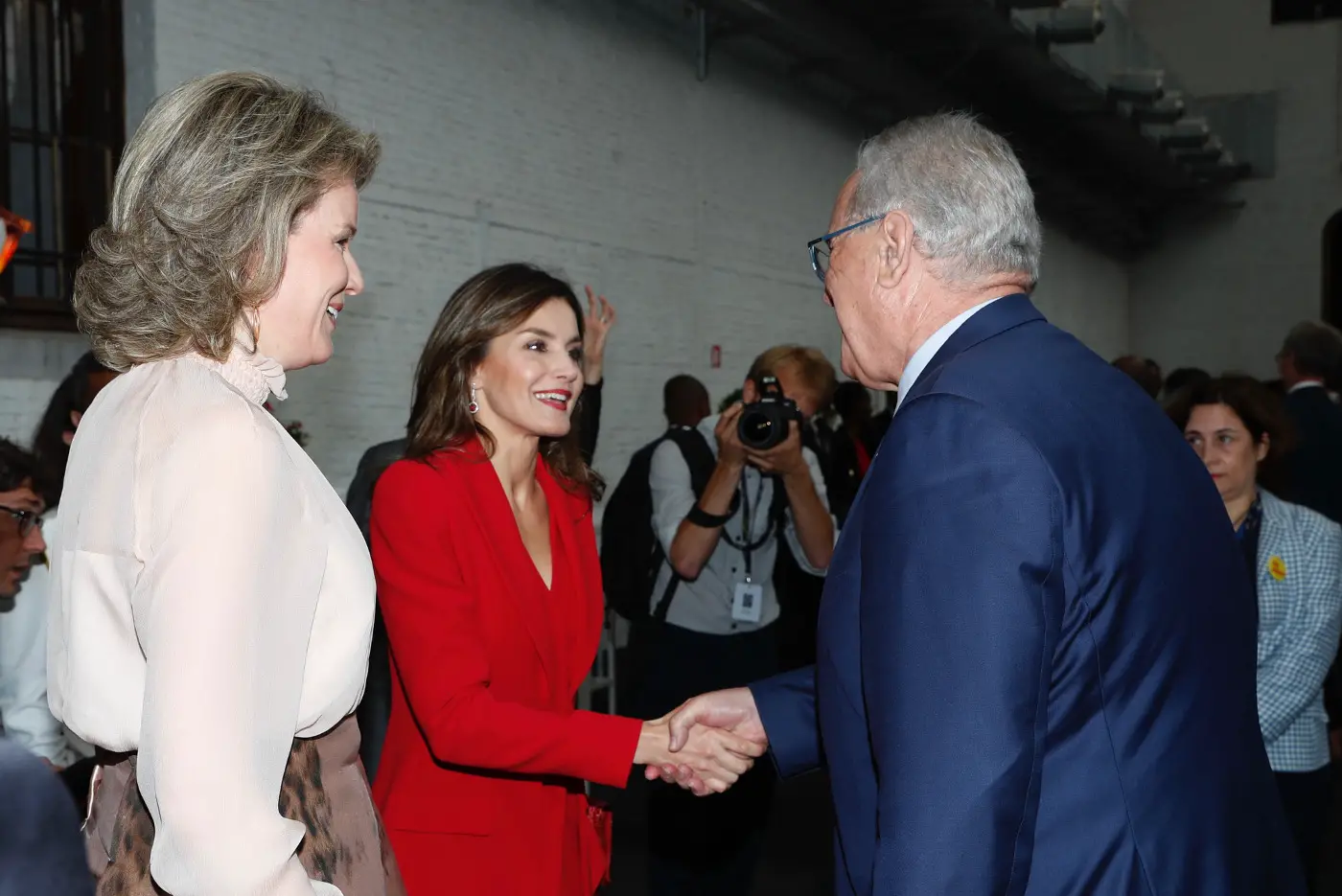 Queen Letizia joined Belgian Queen Methilde for the inauguration of EDD