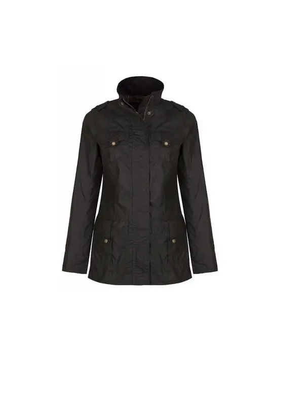 The Duchess of Cambridge wore Barbour Ladies Waxed 'Defence' Jacket