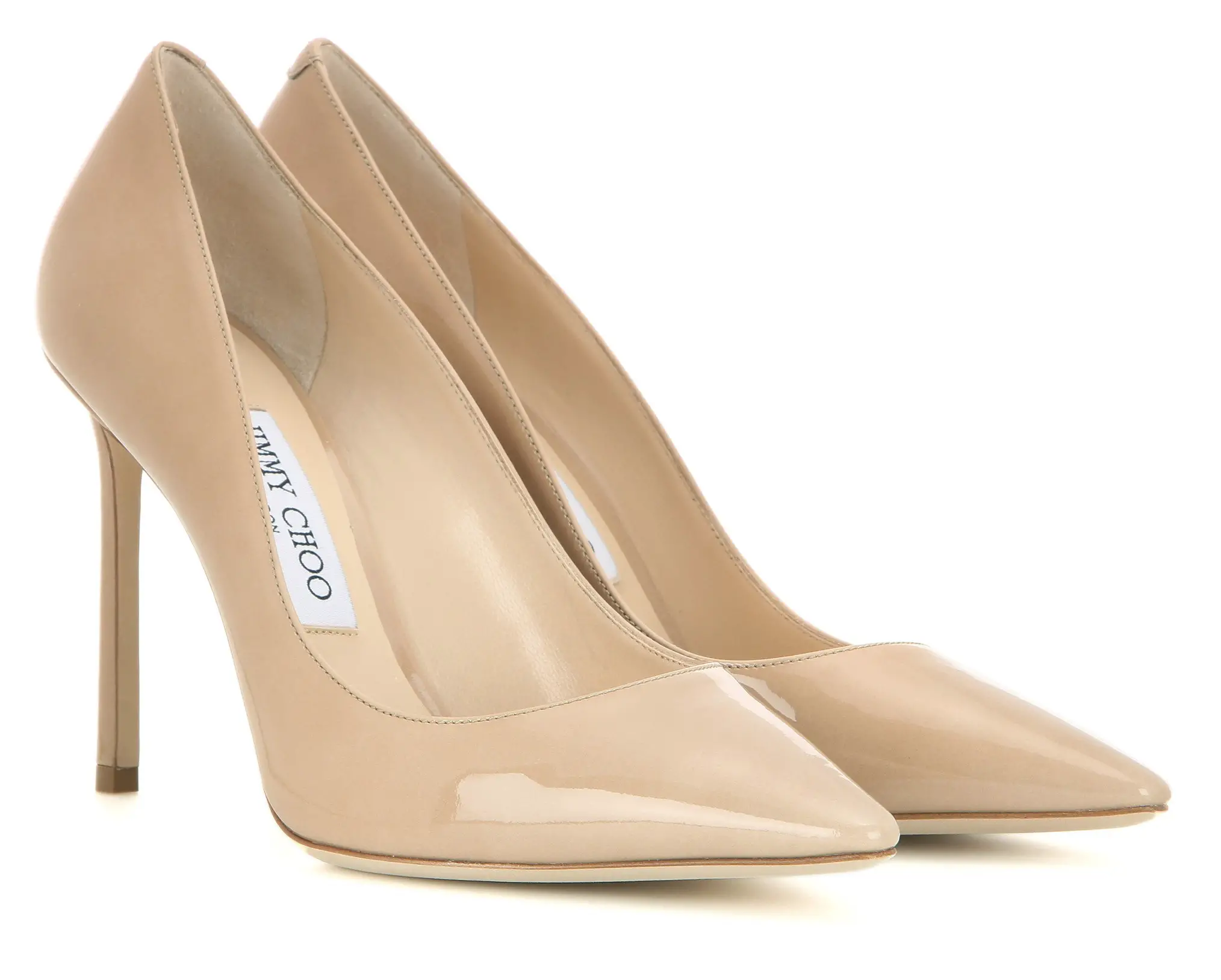 The Duchess of cambridge wore Jimmy Choo Romy 100 Patent Leather pointy-toe pumps