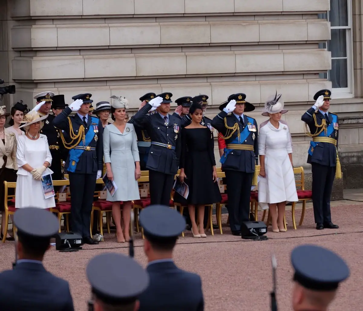 The Duchess of Cambridge’s surprise appearance at RAF Centenary Service