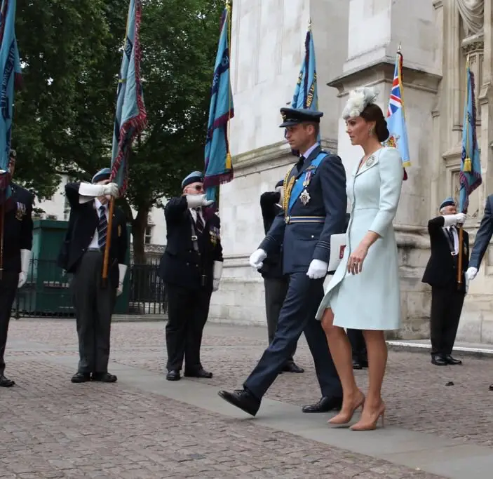 The Duchess of Cambridge received the patronage of the RAF Air Cadets from the Duke of Edinburgh in December 2015