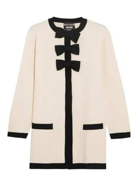The Duchess of Cambridge wore Boutique Moschino Bow-Embellished Wool and Cotton-Blend Jacket