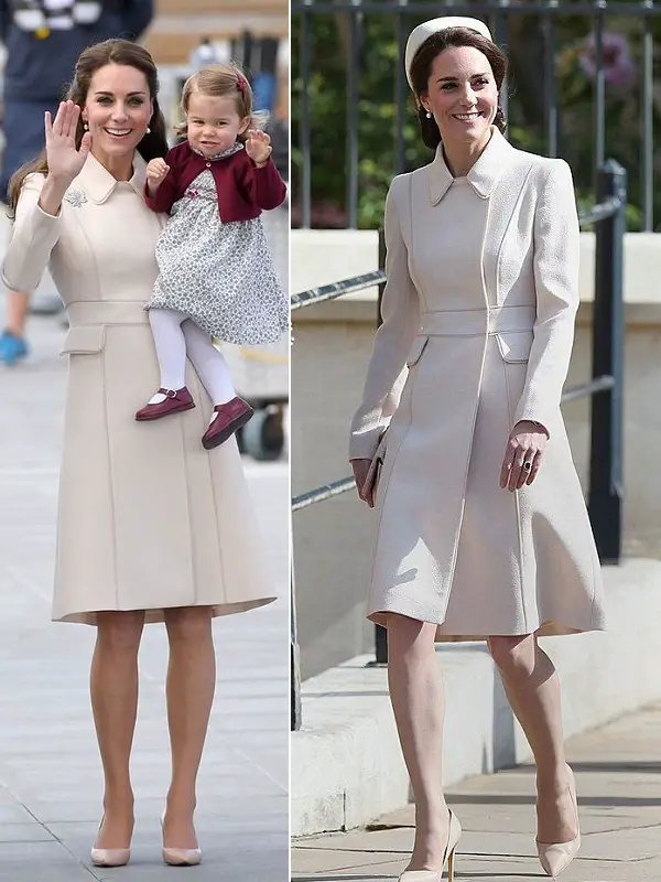 The Duchess of Cambridge attended Easter Sunday Service in 2017