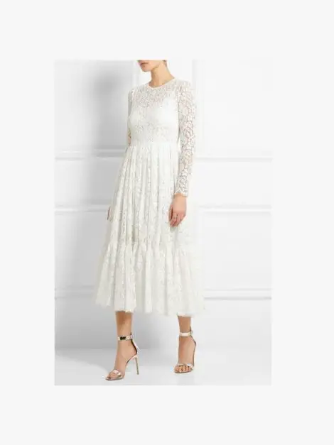 Dolce Gabbana White Lace Dress