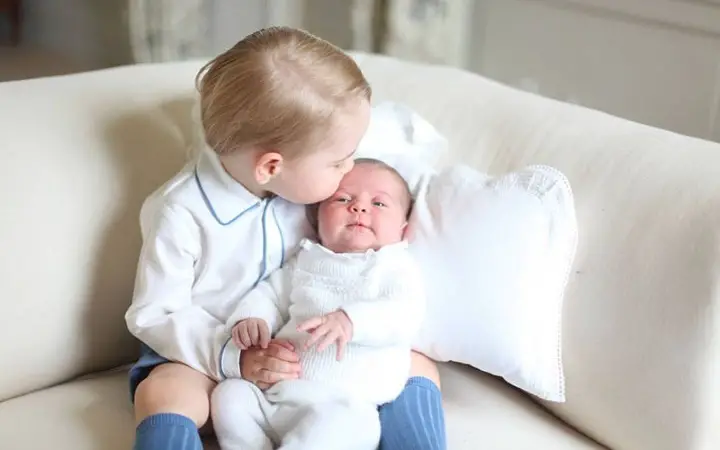 Prince George and Princess Charltote official portrait2