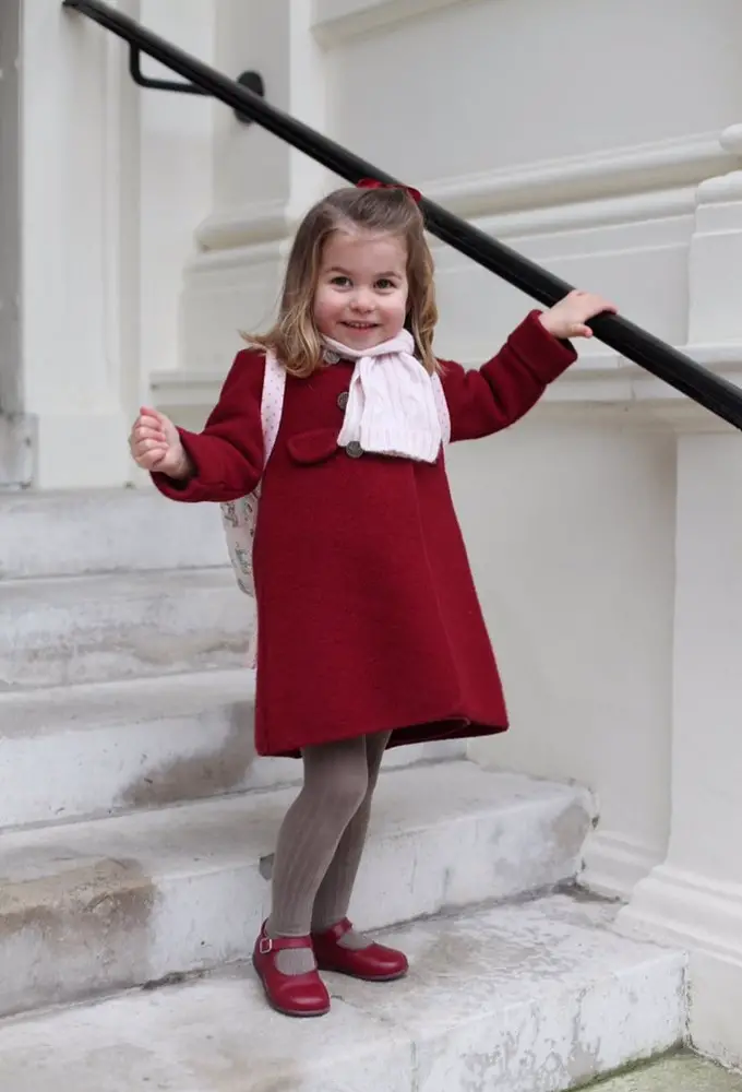 Princess Charlotte's first day of Nursery
