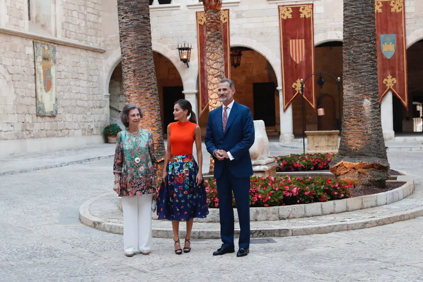 Queen Letizia at the 2018 Palma Balearic Island REception