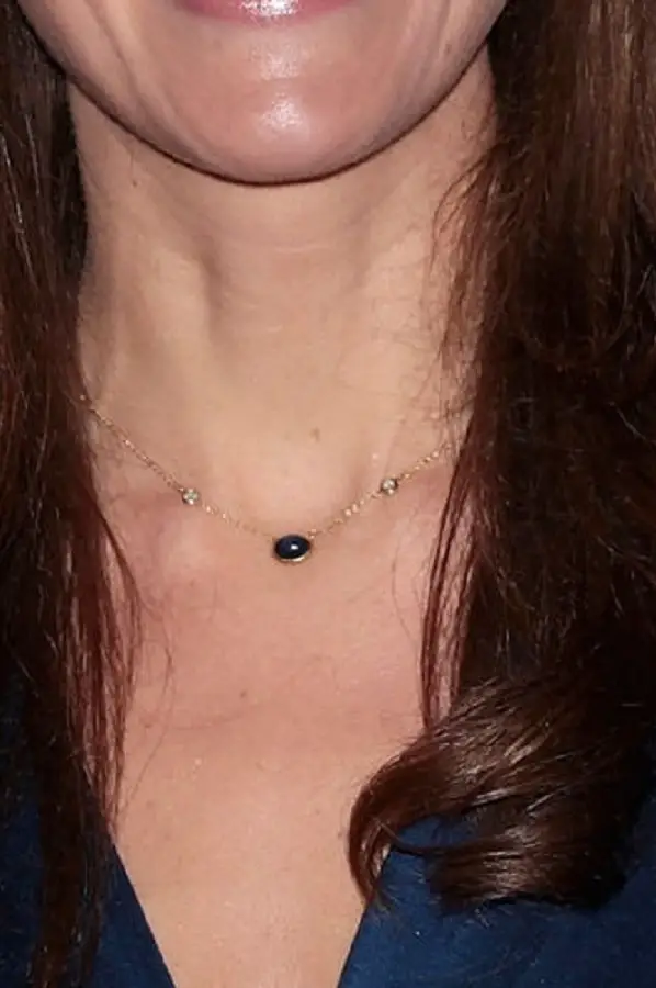The Duchess of Cambridge's Tiffany & Co Sapphire Oval Cabochon Earrings and Necklace