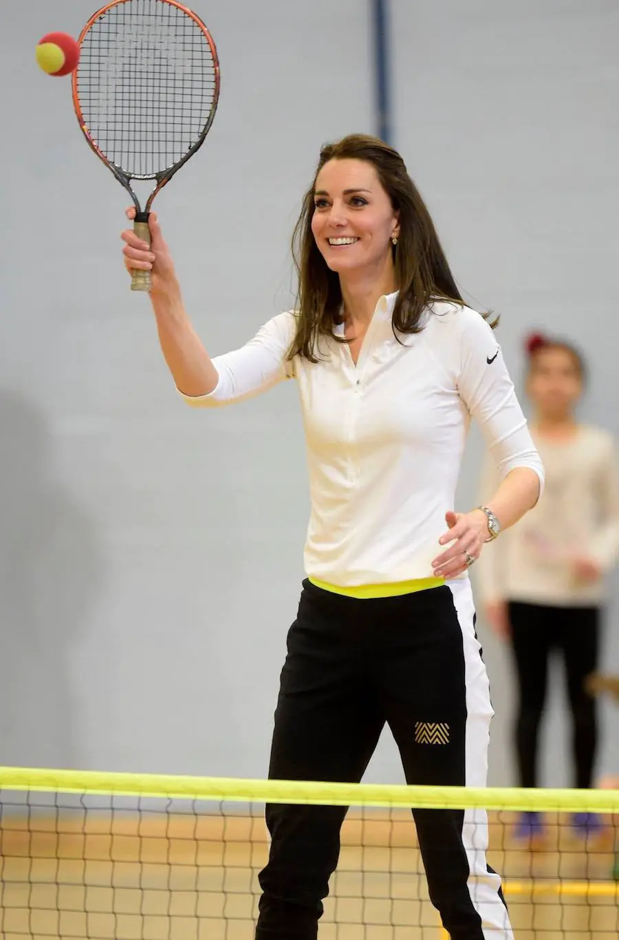 Duchess of Cambridge at Tennis workshop