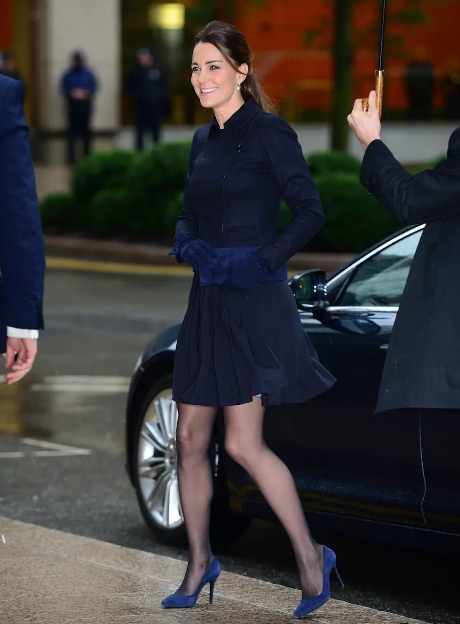 Duchess of Cambridge wore Orla Kiely Crepe Skirt to Place2Be's School Forum in November 2013