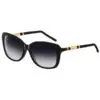 Givenchy Sgv773 Sunglasses Black Frame with Grey Gradient Lens