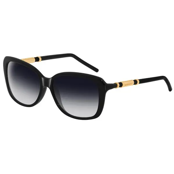 The Duchess of Cambridge's Givenchy 'Sgv773' Sunglasses Black Frame with Grey Gradient Lens