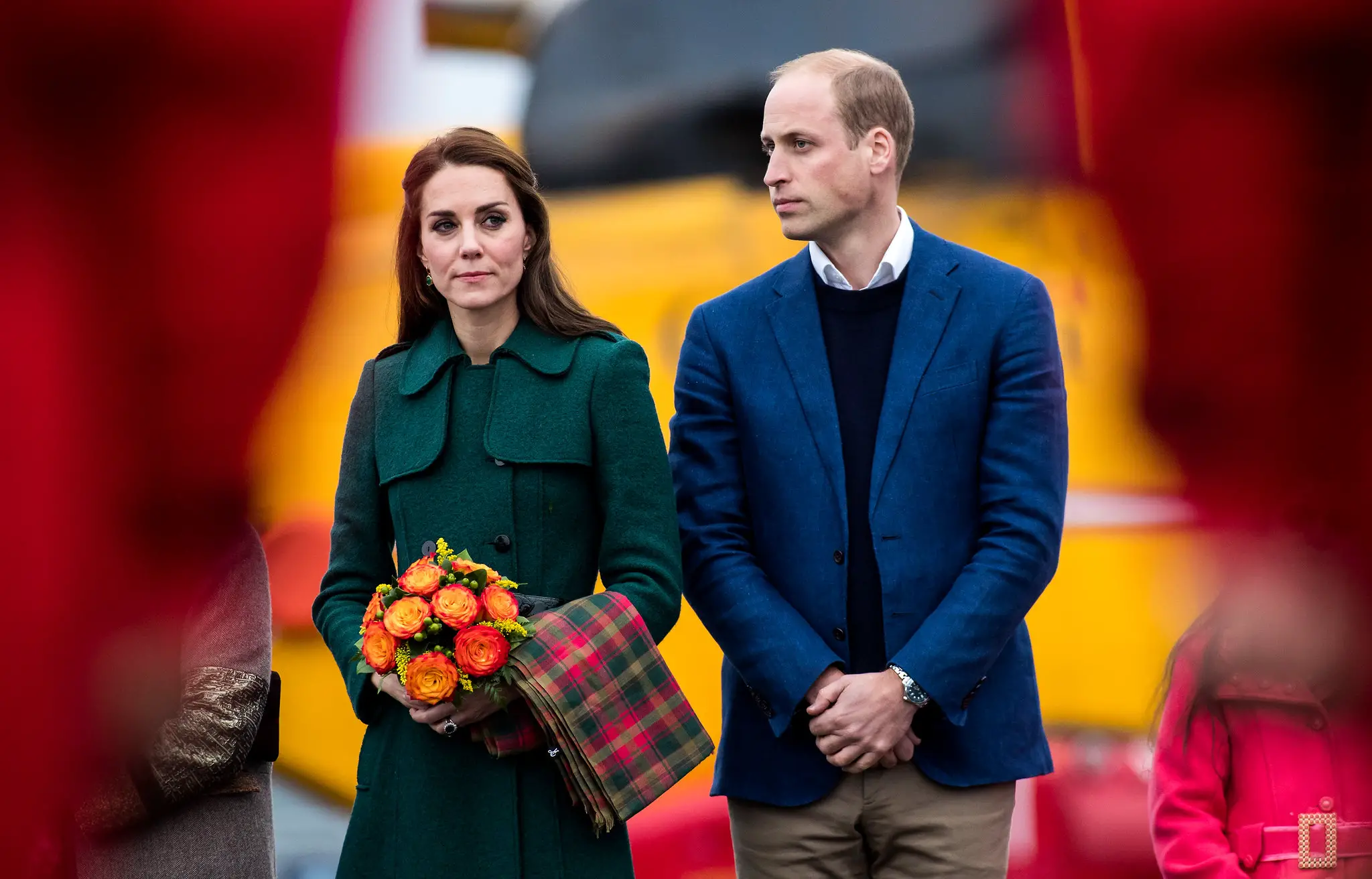 The Duchess of Cambridge carried maple Leaf tartan in 2016 during royal tour of canada