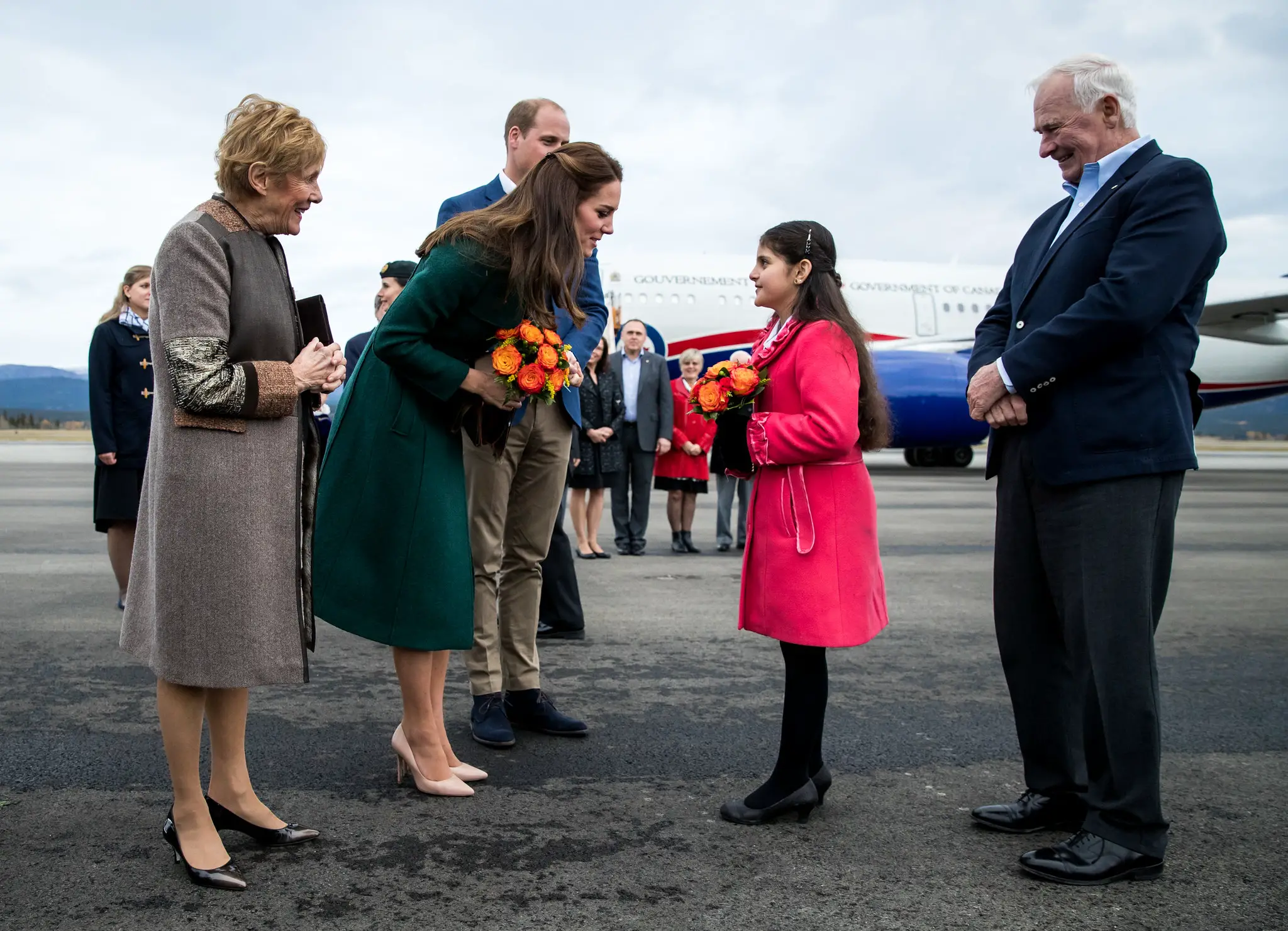 The Duke and Duchess of Cambridge arrived in Yukon