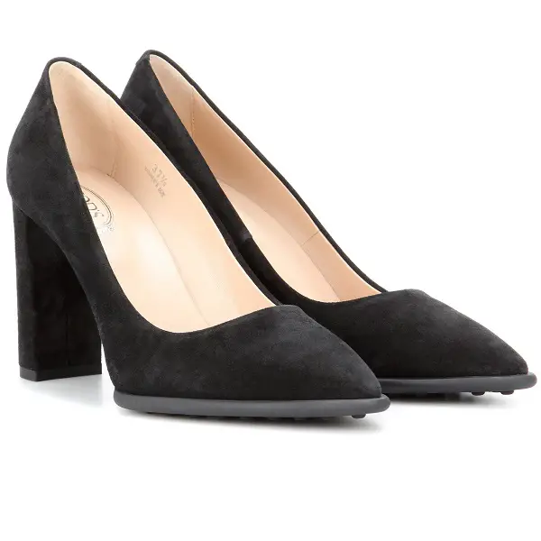 The Duchess of Cambridge was wearing her Tod’s Suede Pumps
